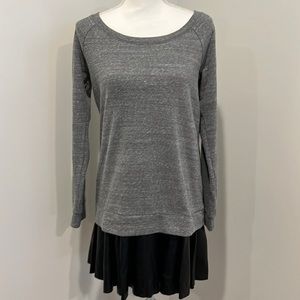 Splendid | Grey sweater w/ skirt attached mini dress |  New with tags | Small